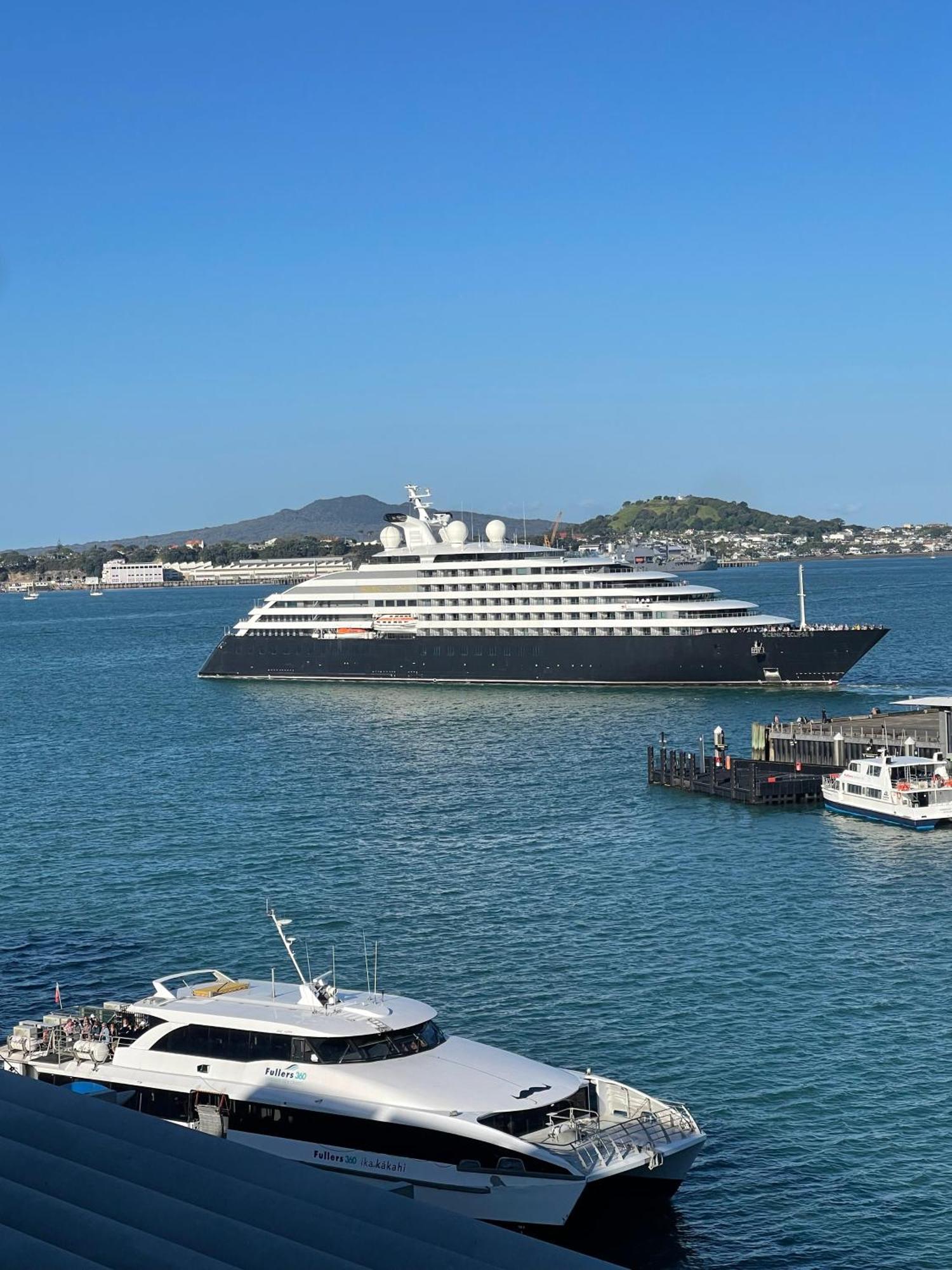 Penthouse Apartment With Stunning Harbour Views オークランド エクステリア 写真