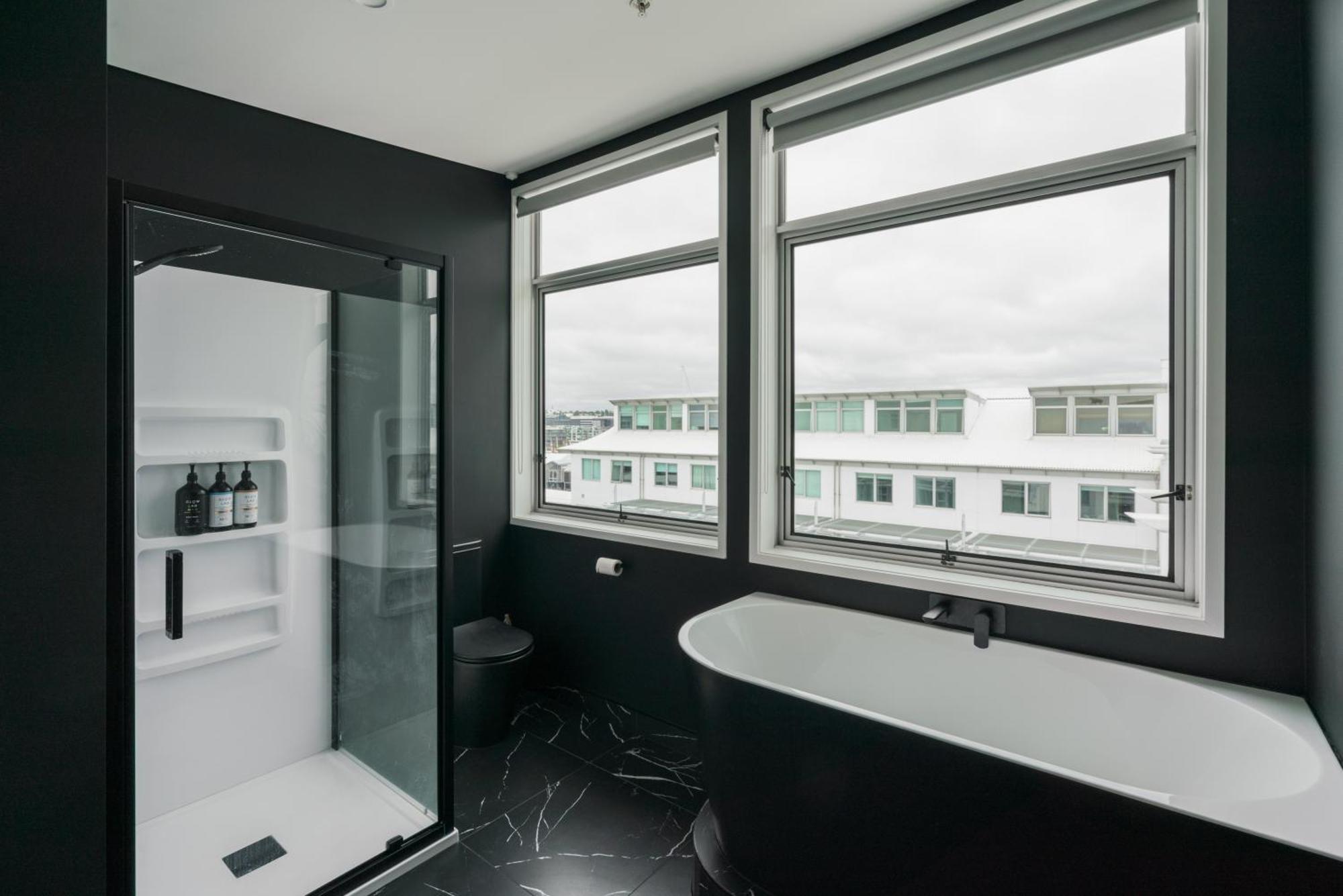 Penthouse Apartment With Stunning Harbour Views オークランド エクステリア 写真